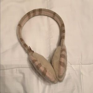 Burberry Pink Cashmere Ear Muffs
